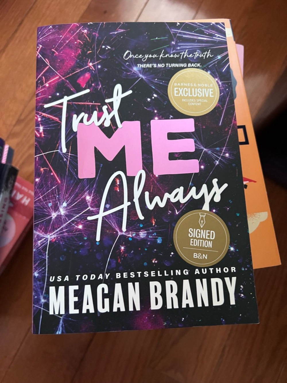 Trust Me Always by Meagan Brandy Signed Copy Paperback Book